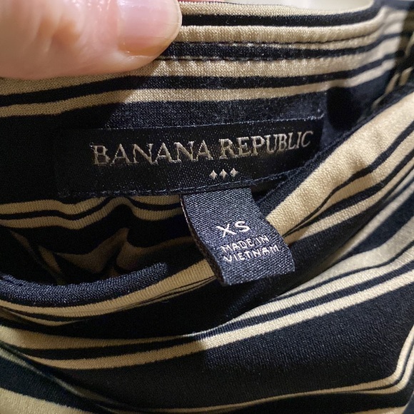 Banana Republic black and tan maxi strapless dress - XS - Picture 3 of 4